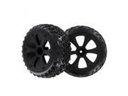 Redcat Racing BS711 002 Rim and Tire for Short Course Truck 2 Pcs for Blackout
