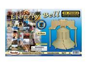 3D Wooden Jigsaw Puzzle 64 Pieces Construction Craft Wood Kit Liberty Bell