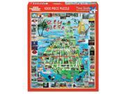 White Mountain Puzzles Key West Florida 1000 Piece Jigsaw Puzzle
