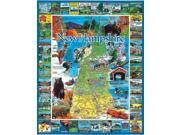 White Mountain Puzzles Best of New Hampshire 1000 Piece Jigsaw Puzzle