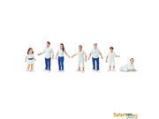 Safari Ltd Designer TOOBS Painted Miniature Figure 7 Pieces Family