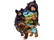 Bear Family Adventure 1000 Piece Shaped Jigsaw Puzzle by SunsOut