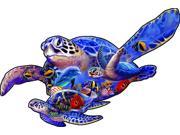 Swimming Lesson sea turtle shape 1000 Piece Shaped Jigsaw Puzzle by SunsOut