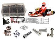RC Screwz Kyosho Birel Racing Kart Stainless Steel Screw Kit kyo117