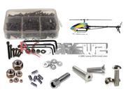 RC Screwz OutRage Fusuion 50 Nitro Heli Stainless Steel Screw Kit out005