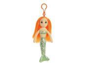 7 Amber Clip On Sea Sparkles Mermaid Aurora Plush