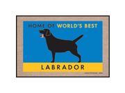 Worlds Best Lab Doormat by High Cotton Inc.