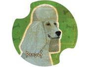 Poodle Stone Car Coasters by Thirstystone