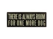 Always Room for One More Dog Box Sign by Primitives by Kathy