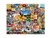 National Park Badges 1000 Piece Puzzle by White Mountain Puzzles