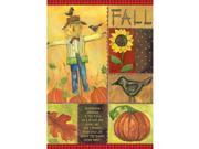 Fall Scarecrow Large Flag by Lang Companies