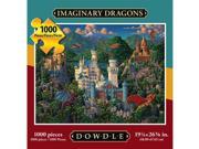 Imaginary Dragons 1000 Piece Puzzle by Dowdle Folk Art