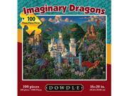 Imaginary Dragons 100 Piece Puzzle by Dowdle Folk Art