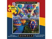 Balloon Festival 1000 Piece Puzzle by Dowdle Folk Art