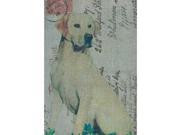 Yellow Lab Vintage Postcard Magnet Board by Bow Wow Home Decor