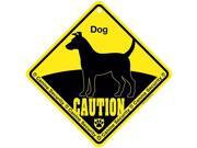 Dog Canine Security Caution Sign by KC Creations