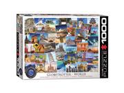 Globetrotter World 1000 Piece Puzzle by Eurographics