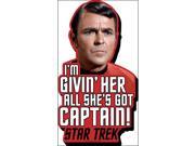 Star Trek Scotty Quote Funky Chunky Magnet by NMR Calendars