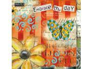 Coloring Embrace the Day Wall Calendar by Wells Street by LANG