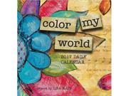 Color My World Desk Calendar by Lang Companies