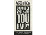 Words to Live By 2 Year Pocket Planner by Sellers Publishing Inc
