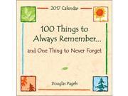 100 Things to Always Remember Mini Wall Calendar by Blue Mountain Arts