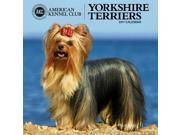 Yorkshire Terriers Wall Calendar by Zebra Publishing