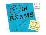 F in Exams Desk Calendar by Chronicle Books