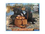 Gone Fishing 1000 Piece Puzzle by White Mountain Puzzles