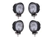 MegaPower (TM) 4PCS 27w 4 Inch Round Flood Light Led Work Off Road Fog Driving 4x4 Bumper Rock for 4x4 Jeep Cabin UTE SUV ATV Truck Boat vehicle trucks MegaPower (TM) 4PCS 27w 4 Inch Round Flood Light Led Work Off Road Fog Driving 4x4 Bumper Rock for 4x4 Jeep Cabin UTE SUV ATV Truck Boat vehicle trucks