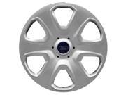 2012 2012 Ford Focus OEM 15in Hubcap Wheel Cover Flat Silver Full Face Painted 7058