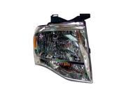 2007 2013 Ford Expedition Passenger Side Right Chrome Housing Head Lamp Assembly 7L1Z13008AB CAPA