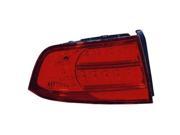 2004 2006 Acura TL Driver Side Left Tail Light Lens and Housing 33551SEPA01 CAPA