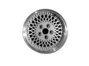 1991 1992 Jeep Cherokee OEM 15x7 Alloy Wheel Rim Charcoal Silver Painted with Machined Face 9013
