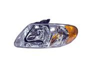 2001 2007 Chrysler Town and Country Driver Side Left Head Lamp Lens and Housing 4857701AC 4857701AB