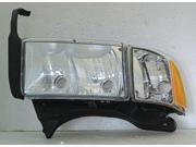 1999 2002 Dodge Ram 1500 Driver Side Left Head Lamp incl Parking and Signal Lamp 55077025AG V