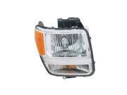 2007 2011 Dodge Nitro Passenger Side Right Head Lamp Lens and Hsng W O Head Lmp Leveling Syst