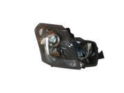 2003 2007 Cadillac CTS Passenge Head Lamp w o Head Lmp Lvlng Syst Head Lmp Wshr Holes 15826014