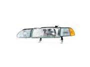1990 1993 Acura Integra Driver Side Left Head Lamp includes Fog and Side Marker Lamp 33150SK7A04