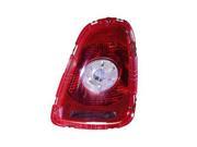 2007 2010 Mini Cooper Passenger Side Right Clear Tail Lamp Lens and Housing 63212757012