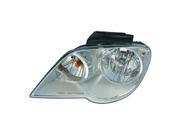 2007 2008 Chrysler Pacifica Driver Left Halogen Type Head Lamp Lens and Housing 5113061AE 5113061AD V