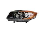 2006 2008 BMW 323i Driver Side Left Head Lamp Lens and Housing W O Auto Adjust 63117161665
