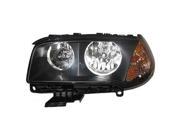 2004 2006 BMW X3 Driver Side Left Halogen Type Head Lamp Assembly 63123418423