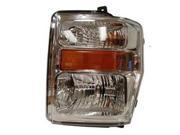 2008 2010 Ford F 250 Super Duty Driver Side Left Clear Lens Aero Design Head Lamp Assembly 7C3Z13008BA C