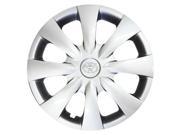 2009 2013 Toyota Corolla OEM 15in Hubcap Wheel Cover Med Silver Sparkle Full Face Painted 61147