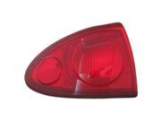 2003 2005 Chevrolet Cavalier Passenger Side Right Tail Lamp Assembly 15142167 includes Marker Lamp