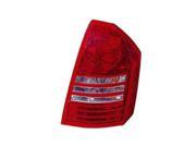 2005 2007 Chrysler 300 Passenger Tail Lamp Lens and Hsng incl 3 Center Clear Horizontal Bars 4805852AE
