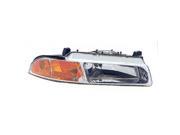 1995 2000 Chrysler Cirrus Passenger Imprvd Pttrn No Lines in Head Lamp Smooth Surface Head Lamp 4630872AB