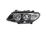 2004 2006 BMW X5 Driver Side Left Halogen Type Head Lamp Lens and Housing incl Wht Trn Signal