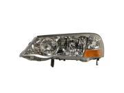 2002 2003 Acura TL Driver Side Left Head Lamp Lens and Housing 33151S0KA12 includes HID Lamp V